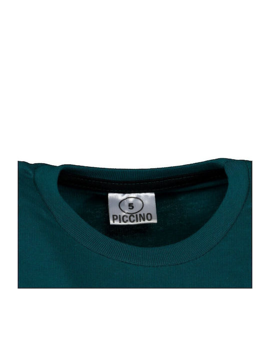 Kids Sweatpants Set Green 2pcs