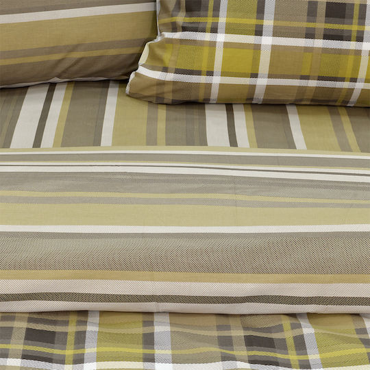Lino Home Sheet Sets Queen 240x260cm. Revon Honey 4pcs