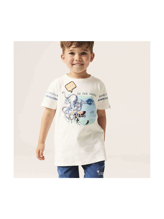 Garcia Jeans Kinder-T-Shirt Weiß