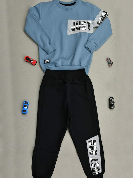 Potre Kinder Sweatpants Set - Jogginganzug Hellblau 2Stück