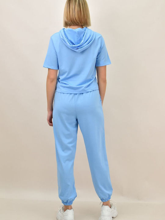 Sweatpants Set Light Blue