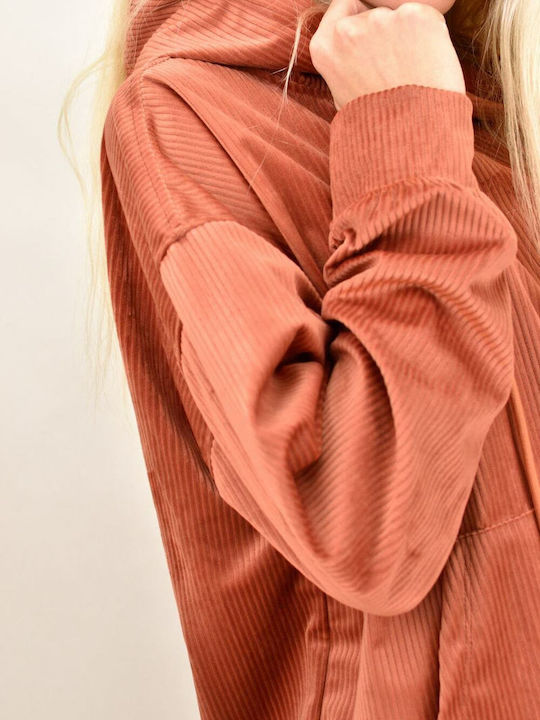 Femei Maro Set cu Pantaloni cu elastic