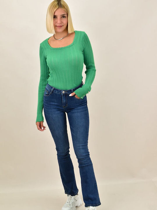 Damenjeans Schlaghose