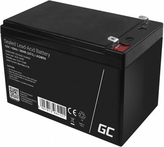 Green Cell UPS Battery with Capacity 10Ah and Voltage 12V AGM50 1pcs