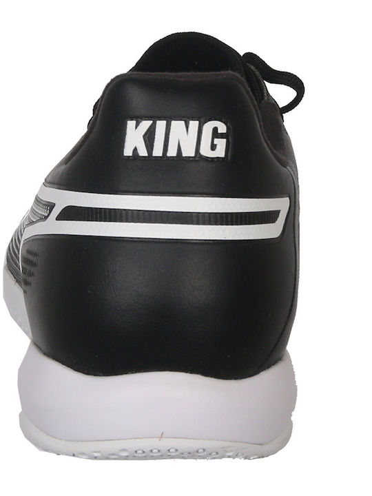 PUMA King Pro Ποδοσφαιρικά Παπούτσια Σάλας IT Μαύρα