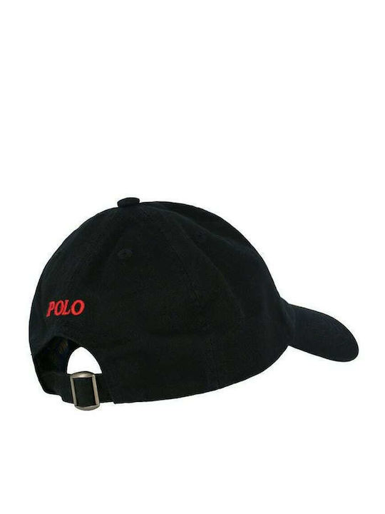 Ralph Lauren Παιδικό Καπέλο Jockey Υφασμάτινο Μαύρο