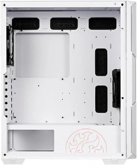 Adata XPG Starker Air Gaming Middle Tower Carcasă Calculator cu Fereastră Laterală și Iluminare RGB Alb