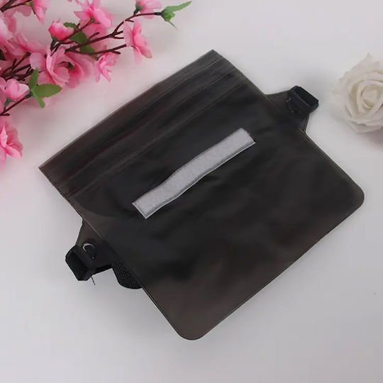 Techsuit Silicone Big Bag Accessories Waterproof Case Black KF2312950