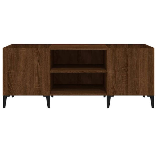 vidaXL Мебел за Hi-Fi Кафяв 38x121x48см