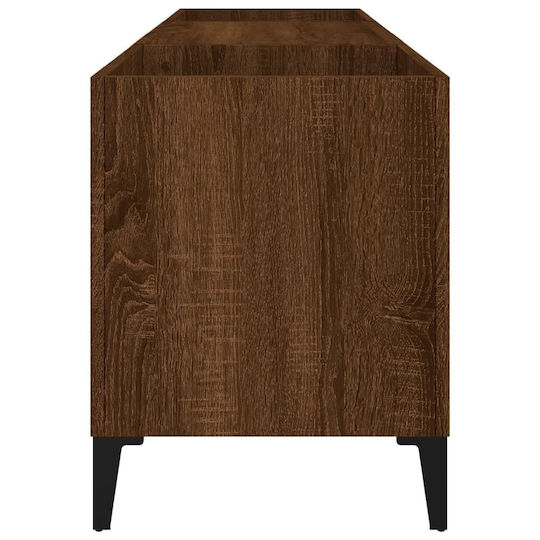 vidaXL Мебел за Hi-Fi Кафяв 38x121x48см