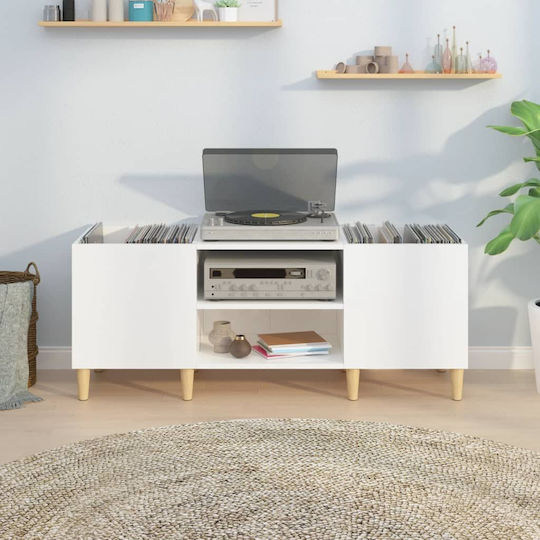 vidaXL Hi-Fi Möbel Weiß 38x121x48cm