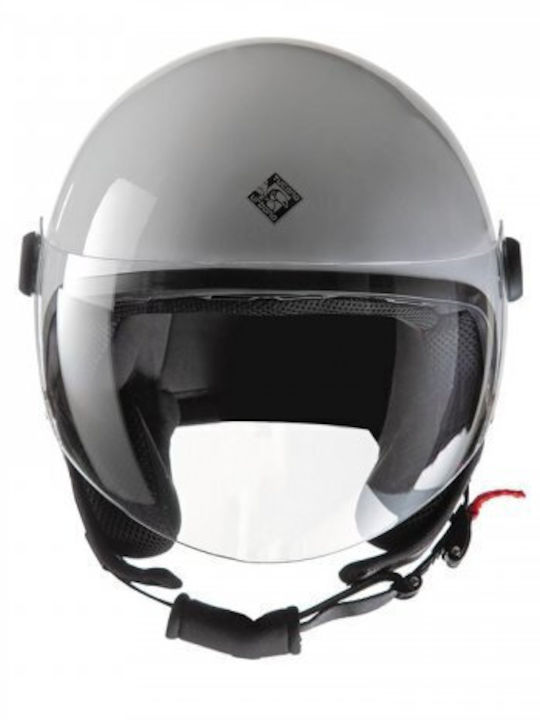 Tucano Urbano El'Jettin White Motorcycle Helmet Jet ECE 22.05 1080gr