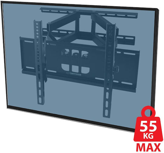 Esperanza ERW012 Suport TV de perete până la 70" și 55kg Negru