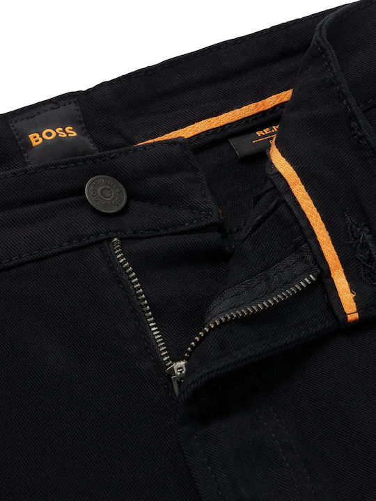 Re.maine Men's Jeans Pants with Regular Straight Fit Black