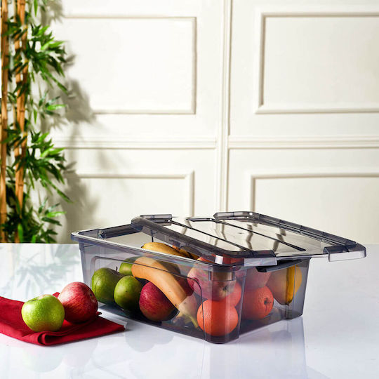 Qlux Plastic Storage Box with Lid 5.7lt Qlux Plastic Storage Box with Lid 5.7lt