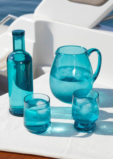 Marine Business Bottiglia Grătare comerciale Sticlă con tappo in sughero Albastru 1000ml 2 pezzi