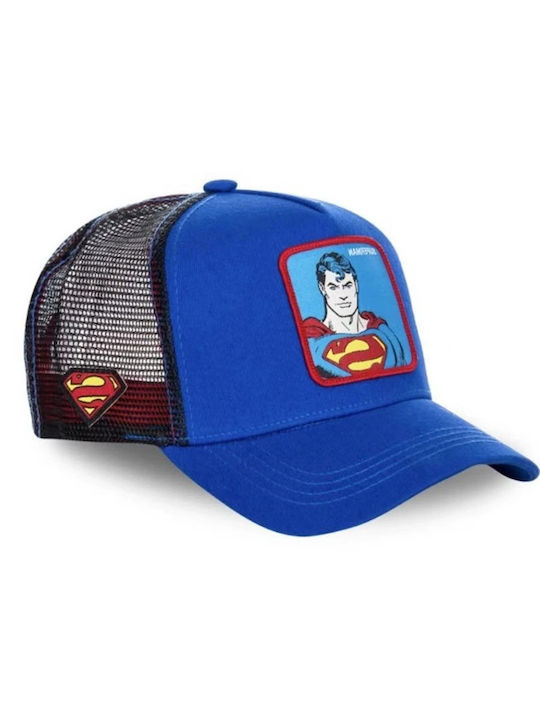 Superman Kids' Hat Jockey Blue