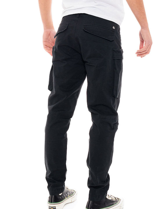 Trousers Cargo Elastic Black