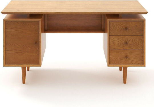 Γραφείο Quilda 70x145x75εκ. Καφέ Γραφείο Quilda 70x145x75εκ. Καφέ