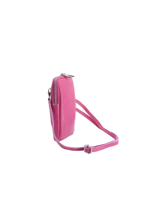 Dermatina 100 Leather Women's Mobile Phone Bag Fuchsia