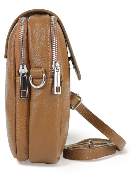 Passaggio Leather Women's Leather Shoulder Bag Tabac Brown