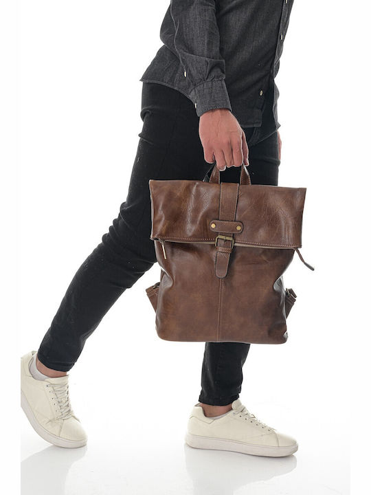 V-store Backpack Καφέ