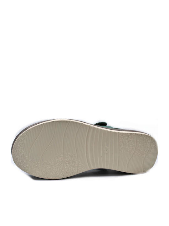 Anatomic Women's Leather Platform Shoes Green