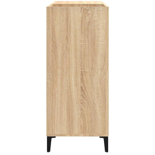 vidaXL Мебел за Hi-Fi Кафяв 38x84.5x89см