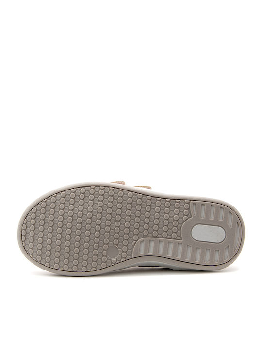Kids Sneakers with Scratch Beige