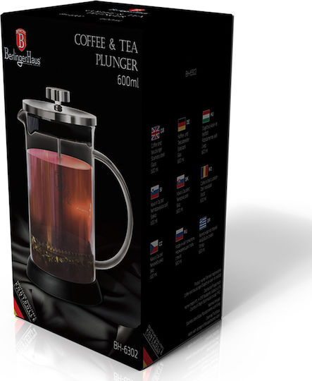 Berlinger Haus Manual Filter Coffee Maker Stainless Steel Black 800ml