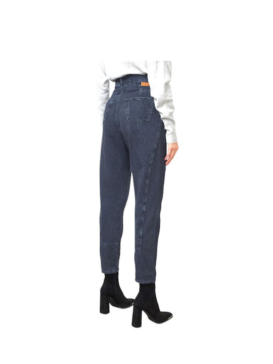 BSB High Waist Women's Jean Trousers in Paperbag Fit