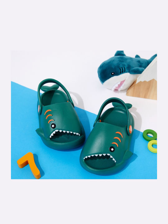 Children's Anatomical Beach Shoes Green