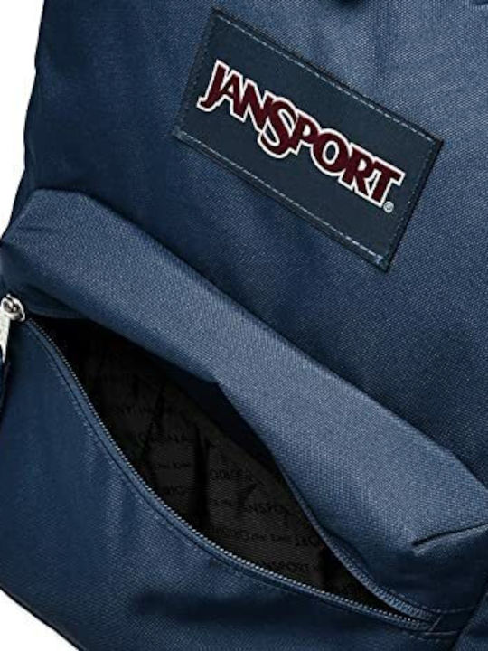 Jansport Cross Town School Bag Backpack Junior High-High School in Blue color 26lt