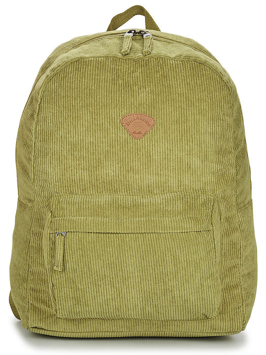 Billabong School Bag Backpack Junior High-High School in Green color 20lt