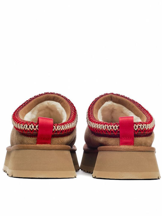 Tazz Slipper Затворени Дамски Чехли Кафяв