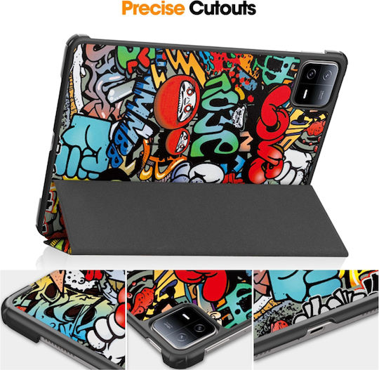 Techsuit FoldPro Flip Cover Πολύχρωμη (Xiaomi Pad 6)