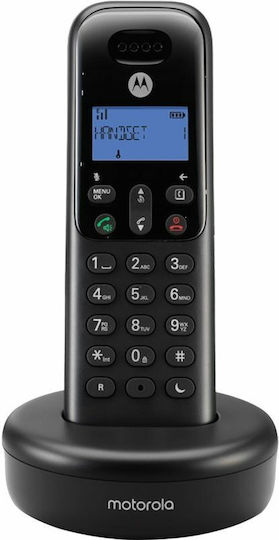 Motorola T501+ Cordless Phone with Greek Menu Black