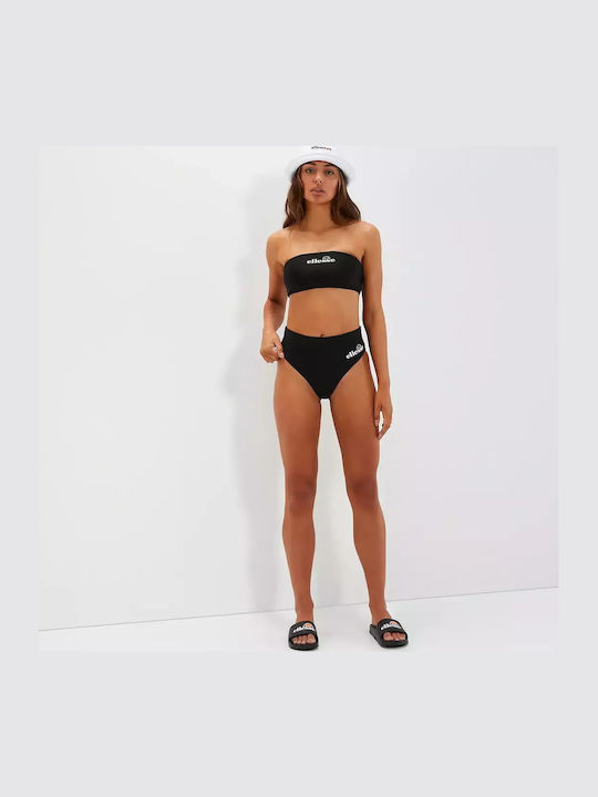 Broliono Bikini Slip Talie Înaltă Negru