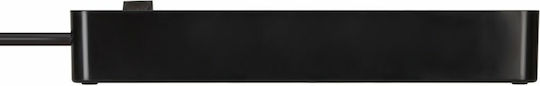 Brennenstuhl Power Strip with Surge Protection 5 Positions with Switch and Cable 1.5m