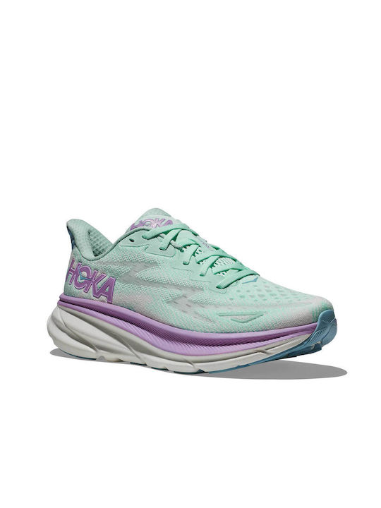 Clifton 9 Дамски Спортни обувки Running Зелен