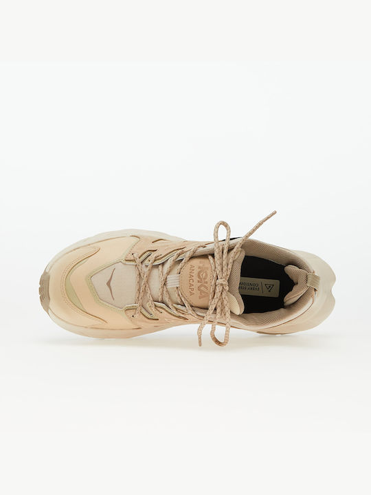 HOKA Anacapa GTX Herren Wanderschuhe Wasserdicht mit Gore-Tex Membran Beige