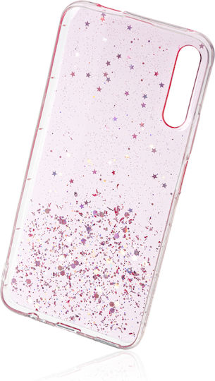 Naxius Glitter Задна корица Силикон Розов (Huawei P Smart Pro)