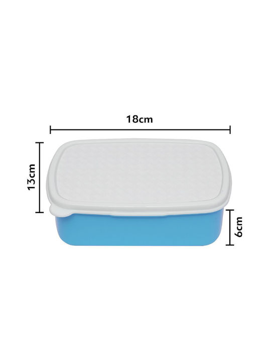 Koupakoupa Plastic Lunch Box Blue 18x13cm