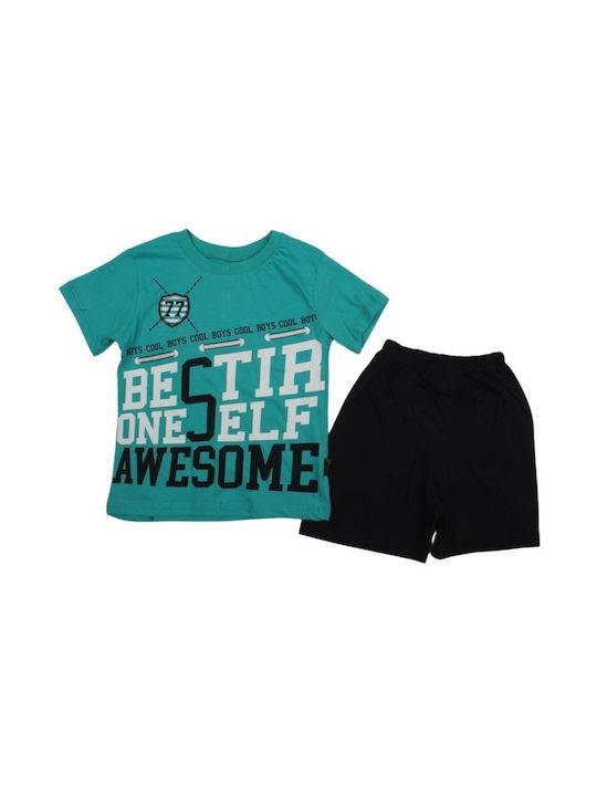 Moyes Kids Set with Shorts Summer 2pcs Green