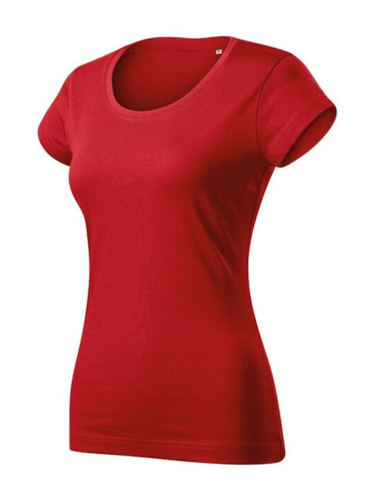 Malfini Women's Short Sleeve Promotional Blouse Red