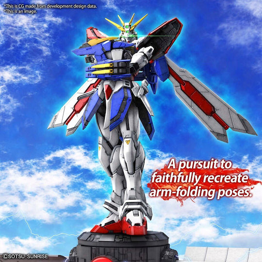 Bandai Spirits God Real Grade Gunpla Collectible Figure Box Height 13cm in Scale 1:144