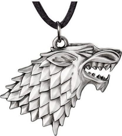 The Noble Collection Game of Thrones: Stark Sigil Wolf Pendant Κρεμαστό Ρέπλικα