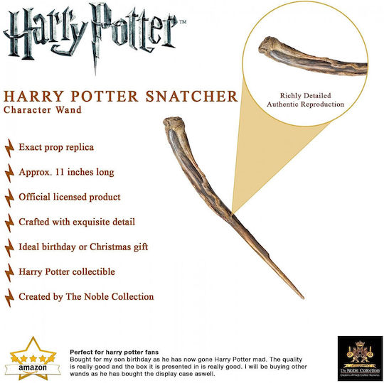 The Noble Collection Harry Potter: Snatcher Snatcher's Wand Ραβδί Ρέπλικα σε Κλίμακα 1:1