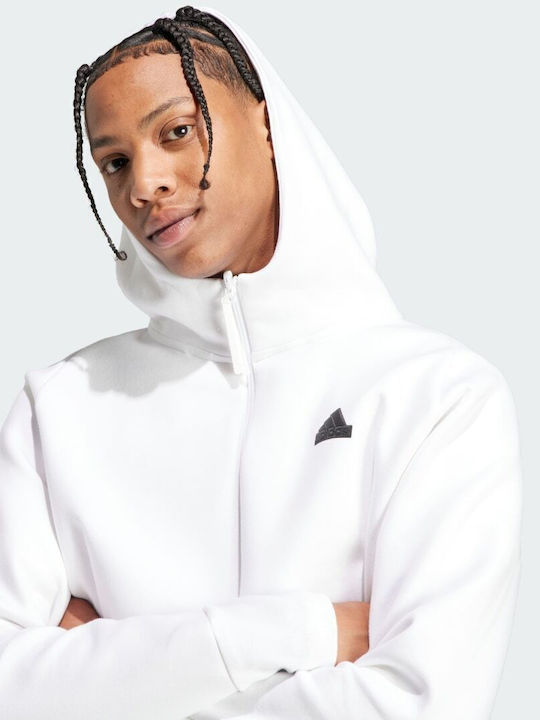 Z.N.E. Sweatshirt mit Kapuze Weiß