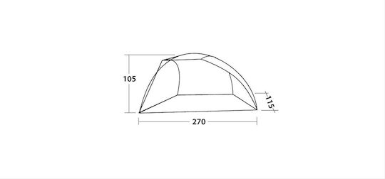 Easy Camp 2 Ατόμων Γκρι